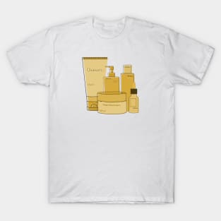 Skincare Essentials (Yellow Theme) T-Shirt